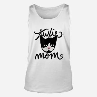 Tuxie Mom Tuxedo Cat Designs Unisex Tank Top - Seseable