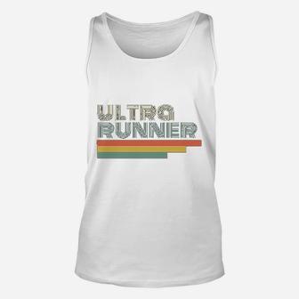 Ultra Runner Gift Vintage Retro Marathon Trail Running Unisex Tank Top - Seseable