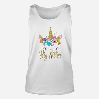 Unicorn Big Sister Im Going To Be A Big Sister Unisex Tank Top - Seseable