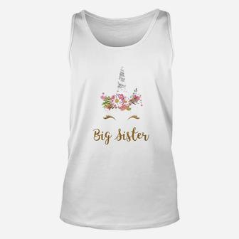 Unicorn Big Sister Kids Im Going To Be A Big Sister Unisex Tank Top - Seseable