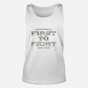 Us Marine Corps First Unisex Tank Top - Seseable