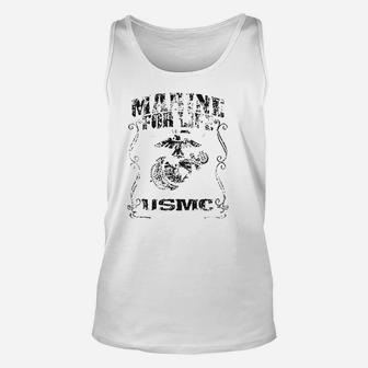 Us Marine Corps For Life Unisex Tank Top - Seseable