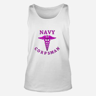 Us Navy Corpsman Girls Are Corpsman Too Unisex Tank Top - Seseable