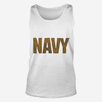 Us Navy Distressed Unisex Tank Top - Seseable