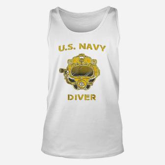 Us Navy Diver Unisex Tank Top - Seseable