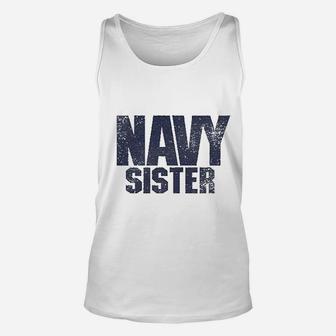Us Navy Sister Unisex Tank Top - Seseable