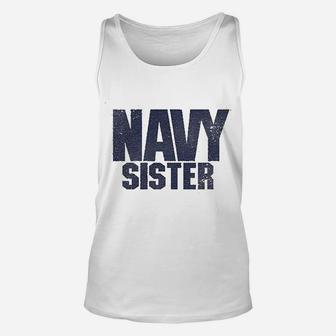 Us Navy Sister Unisex Tank Top - Seseable