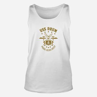 Uss Drum Pride Runs Deep Unisex Tank Top - Seseable