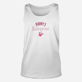 Valentines Day Gift For Women Daddys Valentine Unisex Tank Top - Seseable