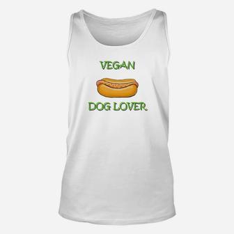 Vegan Dog Lover Cute Funny Adorable Hot Dog Premium Unisex Tank Top - Seseable