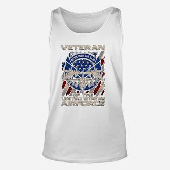 Veteran Of The United States Air Force Soldier Vet Day Gift Unisex Tank Top - Seseable