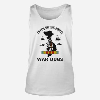 Vietnam Scout Dog Handler- Unisex Tank Top - Seseable