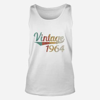 Vintage 1964 Made In 1964 Birthday Unisex Tank Top - Seseable