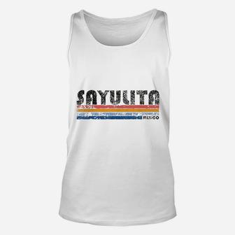 Vintage 1980s Style Sayulita Mexico Unisex Tank Top - Seseable
