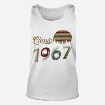 Vintage 55th Birthday Gif For Men Women Classic 1967 Unisex Tank Top - Seseable