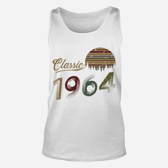 Vintage 58th Birthday Gif For Men Women Classic 1964 Unisex Tank Top - Seseable