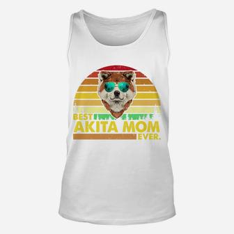 Vintage Best Akita Mom Ever Dog Mommy Mother Unisex Tank Top - Seseable