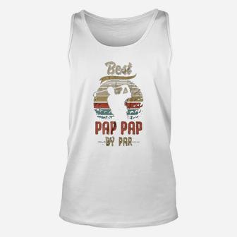 Vintage Best Pap Pap By Par Fathers Day Unisex Tank Top - Seseable