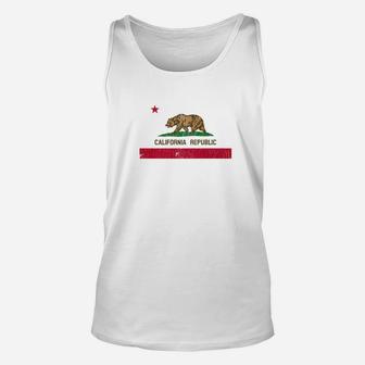 Vintage California Bear Republic State Flag 1846 Unisex Tank Top - Seseable