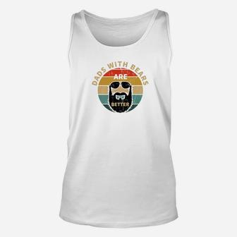 Vintage Dads With Beards Are Better Retro Fathers Day Gifts Premium Unisex Tank Top - Seseable