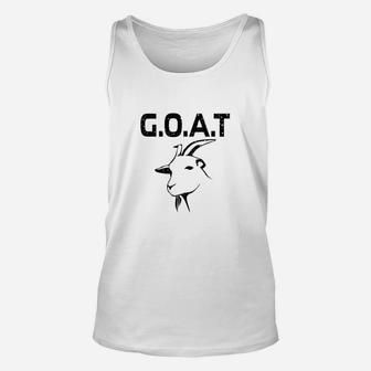 Vintage Greatest Of All Time Goat T-shirt Unisex Tank Top - Seseable
