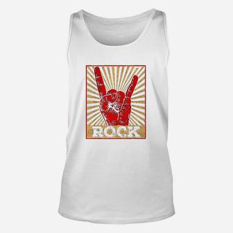 Vintage Rock N Roll Rock Unisex Tank Top | Seseable UK