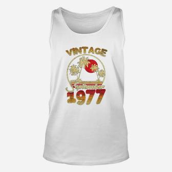 Vintage Sept 1977 Vacation Gift Unisex Tank Top - Seseable
