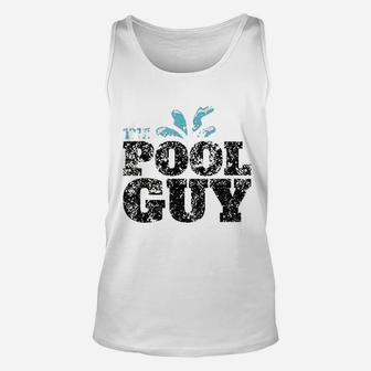 Vintage The Pool Guy Funny Swimming Unisex Tank Top - Seseable