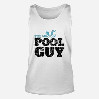 Vintage The Pool Guy Funny Swimming Unisex Tank Top - Seseable