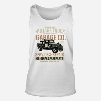 Vintage Truck T-shirt Unisex Tank Top - Seseable