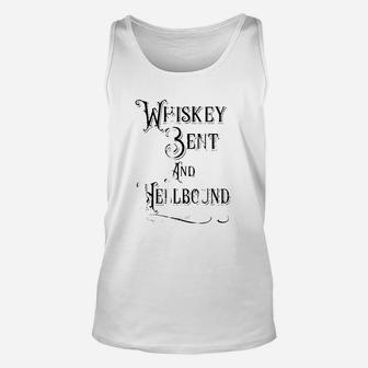 Vintage Whiskey Bent And Hellbound Unisex Tank Top - Seseable