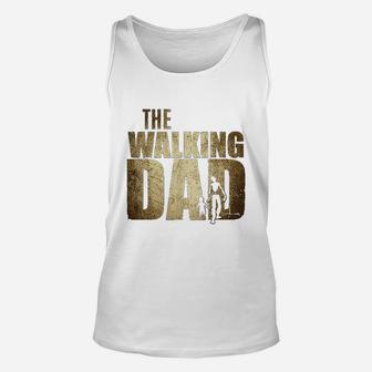Walking Dad Gift Funny Father Xmas Birthday Gift For Dad Unisex Tank Top - Seseable