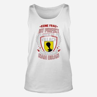 Weißes Unisex TankTop mit Vilach Motiv, Lustiges Spruch-Design - Seseable