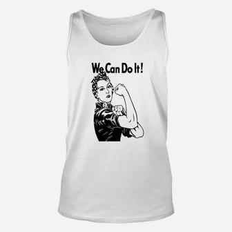 Woman, We Can Do It T-shirt Unisex Tank Top - Seseable