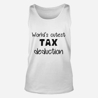 Worlds Cutest Tax Deduction Accountant Husband Unisex Tank Top - Seseable