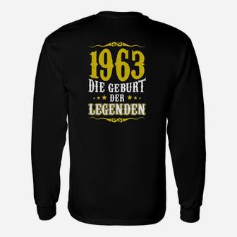 1963 Geburtsjahr Legenden Deutsche Deutschland Langarmshirts - Seseable