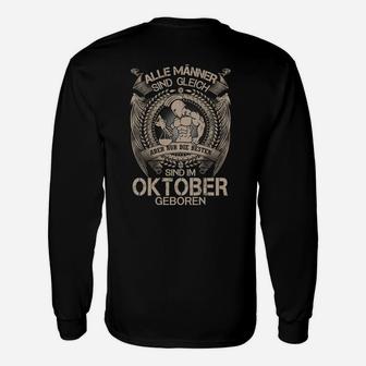 Die Bester Sind Im Oktober Geboten Langarmshirts - Seseable