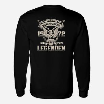 Geburt von Legenden 1972 Langarmshirts, Adler Motiv Tee - Seseable