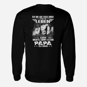 Ich Bin Auf  Papa Zu Sein Langarmshirts - Seseable