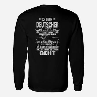 Ich Bin Ein Deutscher Hunde Langarmshirts - Seseable