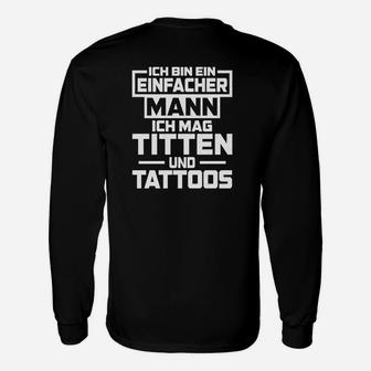 Ich Mag Titten Und Tattoos Langarmshirts - Seseable
