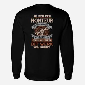 Monteur Shirt Langarmshirts - Seseable