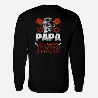 Papa - Der Mann, Der Mythos, Die Legende Langarmshirts, Herrenmode - Seseable