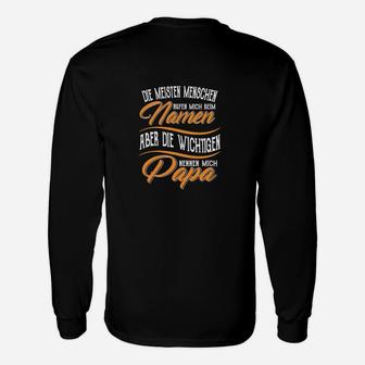 Papa Der Mann Der Mythos Die Legende Langarmshirts - Seseable