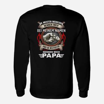 Personalisiertes Vatertag Langarmshirts, Wichtige nennen mich Papa - Seseable