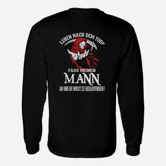 Schwarzes Männer Langarmshirts mit lustigem Piratenspruch und Motiv - Seseable