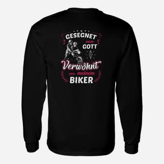 Verwöhnt Von Meinem Biker Langarmshirts - Seseable