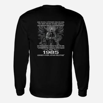 Vintage 1985 Adler Langarmshirts, Retro Geburtsjahr Design für Männer - Seseable