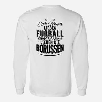 Lieben Fussball Lieben Die Borussen Langarmshirts - Seseable