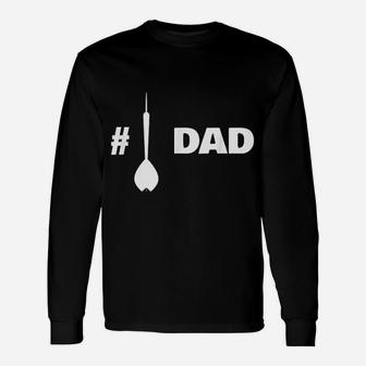 1 Dad Number 1 Fathers Day Long Sleeve T-Shirt - Seseable